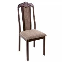 Стул Woodville Aron Soft, массив дерева/текстиль, цвет: dirty oak/beige