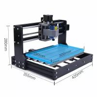 Фрезерный - гравировальный станок 2в1 CNC 3018 Pro