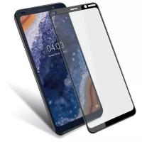 Защитное стекло 5D SG для Nokia 9 черное