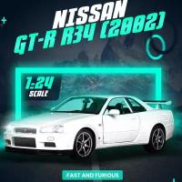 Металлическая модель машины Nissan GT-R (R-34)/ Масштабная модель автомобиля