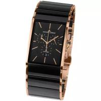 Наручные часы JACQUES LEMANS High Tech Ceramic, черный, розовый