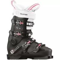 Горнолыжные ботинки Salomon S/MAX 70 W, р.4 / 22.5см, jet black/white/pink