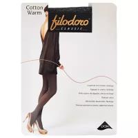 Колготки Filodoro Classic Cotton Warm, 200 den, размер 4, серый