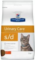 Сухой корм для кошек Hill's Prescription Diet Urinary Care S/D, для профилактики МКБ, с курицей (кусочки в желе)