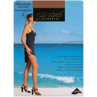 Ультратонкие летние кружевные чулки Filodoro Classic Absolute 8, размер 3, цвет Загар