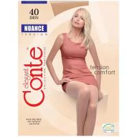 Колготки Conte elegant Nuance, 40 den, размер 6, бежевый