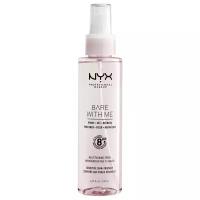 NYX professional makeup Мультифункциональный спрей для фиксации макияжа 3 в 1 Bare With Me Prime. Set. Refresh. Multitasking Spray, 130 мл, розовый