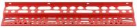 Полка для инструмента пластиковая красная, 96 отверстий, 610х150 мм FIT 65706