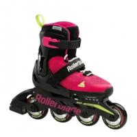 Детские ролики Rollerblade Microblade - 2022 Pink/Light Green р. 33-36.5