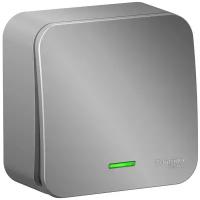 Выключатель 1-полюсный Schneider Electric BLNVA101103 Blanca, 10 А, алюминиевый