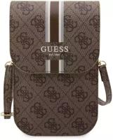 Guess Original сумка для смартфонов Wallet Bag 4G Stripes Brown (оригинал)