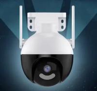 Камера видеонаблюдения смарт Wi-Fi 4 MP/ Умная камера видеонаблюдения с углом обзора до 270\ Удаленный доступ с датчиком движения
