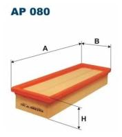 Фильтр воздушный PSA Berlingo, 406, RE Clio II, Ka, AP080 FILTRON AP 080