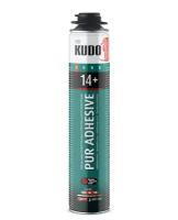 KUDO Монтажный полиуретановый клей-пена для теплоизоляции PUR ADHESIVE PROFF 14+