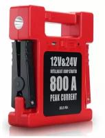 Портативное пусковое Пускозарядное устройство для авто 12v и 24v 800а Jump Starter F3A