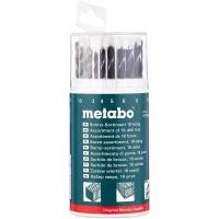 Сверло по металлу, по бетону, по дереву, универсальное, винтовое Metabo 627190000, 18 шт. 3 мм