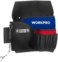 Поясная сумка электрика WORKPRO 600D, 290x270мм WP281015