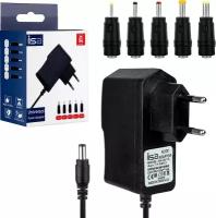 Универсальный блок питания 9V 1A с адаптерами, 5 сменных разъемов, AC/DC Universal Power Adapor