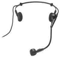 Микрофон с оголовьем черного цвета Audio-Technica PRO8HEcH