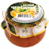 Варенье Ecofood из белой черешни без косточек, банка, 440 г