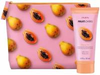 Pupa Набор для тела FRUIT LOVERS Гель для душа +косметичка, Papaya Bio