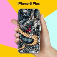 Силиконовый чехол на Apple iPhone 6 Plus Дракон / для Эпл Айфон 6 Плюс