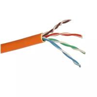 Кабель ExeGate UTP4-C5e-CCA-S24-IN-LSZH-OR-305 UTP 4 пары кат.5e CCA, 24AWG, LSZH, бухта 305м, оранжевый EX256747RUS