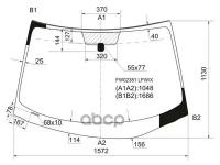 Стекло Лобовое В Клей Nissan Murano 03-08 XYG арт. FW02381 LFW/X