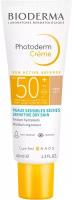 BIODERMA Солнцезащитный тональный крем для лица SPF50+ Photoderm, светлый оттенок 40 мл