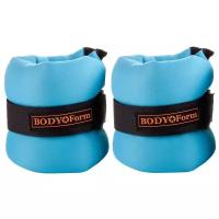 Утяжелитель неопреновый Body Form BF-WUN02 голубой 2*500