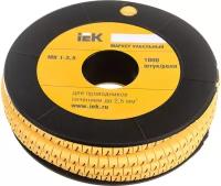 Маркировка кабельная IEK UMK10-7 1000 шт. желтый 1 шт