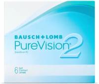 Контактные линзы Bausch & Lomb PureVision 2, 6 pk R 8,6, D -2,75