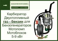 Карбюратор двухтопливный с соленойдом газ-бензин