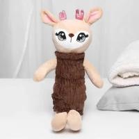 Мягкая игрушка, Milo Toys, олененок, полиэстер, бежевый, 40 см, 1 шт