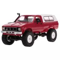 Радиоуправляемый краулер WPL Military Truck Buggy Crawler RTR 4WD масштаб 1:16 2.4G - WPLC-24-Red