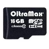 Карта памяти microSD 16 ГБ OltraMax Class 10 ( OM0016GCSDHC10-W/A-AD )