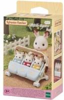 Sylvanian Families Аксессуар для фигурок Коляска для тройняшек, 5533