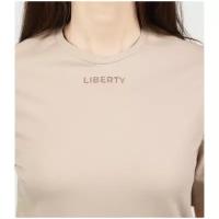 Футболка женская LIBERTY бежевая (на базар)