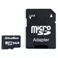 Карта памяти microSD 2 ГБ OltraMax Class 4 ( OM002GCSD-AD )