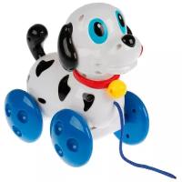Каталка-игрушка Умка Собака (BL1222-R), белый/синий