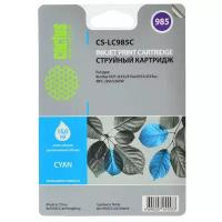 Cartridge ink Cactus CS-LC985C cyan (15ml) for Brother DCPJ315W/DCPJ515W/MFCJ265W