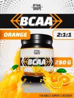 Optimal Shape Аминокислоты БЦАА 2:1:1 250г со вкусом апельсин