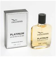 Туалетная вода мужская CrocoMAN Platinum, 100 мл