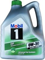 Масло моторное синтетическое 0W30 4л Mobil 1 ESP