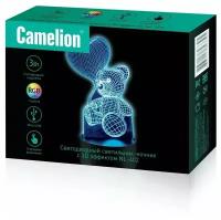 Ночник с 3D эффектом Camelion NL-402 Мишка