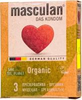 Презервативы Masculan Organic №3, экологичные, тонкие, веган, 3 шт