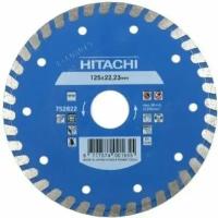 Диск алмазный универсальный Hitachi HTC-752822 сплошной 125x22.2x2 мм