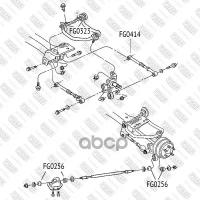 Втулка реактивной тяги FIXAR FG0256