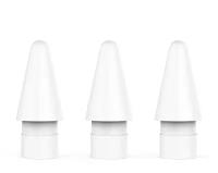Наконечники для стилуса Apple Pencil 1 и 2 поколения и стилуса Goojodoq GD12, GD13, 3 штуки, белые