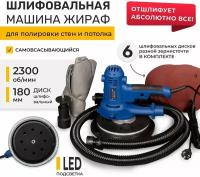 Шлифовальная машина для стен, полов, потолков 1200 Вт. Wall grinder Универсальная